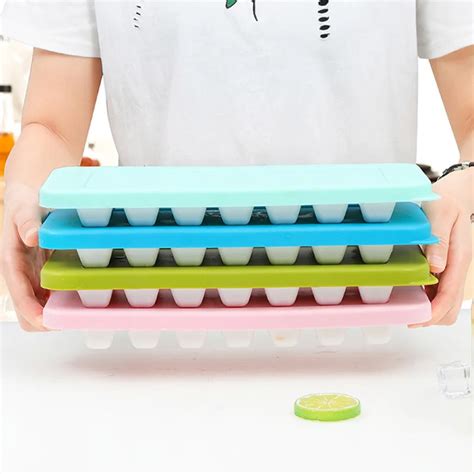 Aliexpress.com : Buy Creative 14 Grids Ice Tray With Stackable Lid Ice ...