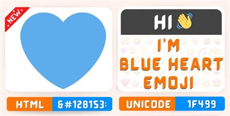 Blue Heart Emoji Copy Paste, Meaning | Unicode