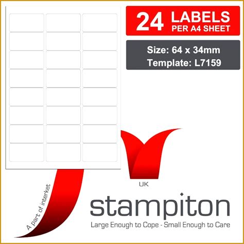 3 Label Templates 14 Per Sheet | FabTemplatez