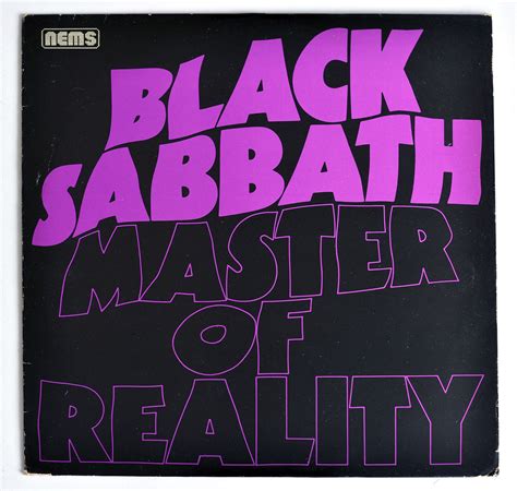 BLACK SABBATH - Master of Reality (US) is the third album released by ...