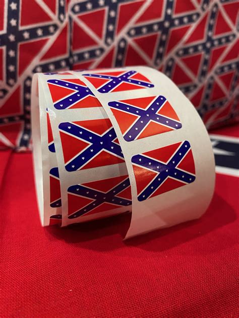 Confederate Flag Small Stickers - Rebel Nation