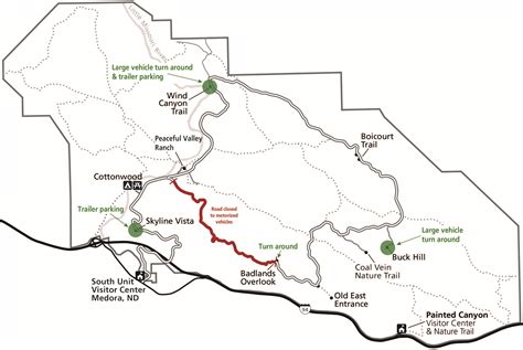 Theodore Roosevelt National Park Map - Black Sea Map