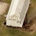 Smiley face barn in Sugar Ridge, OH (Google Maps) (#3)