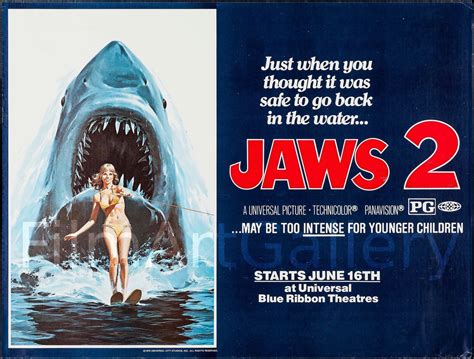 Jaws 2 Movie Poster | Subway 2 sheet (45x59) Original Vintage Movie Poster | 8124