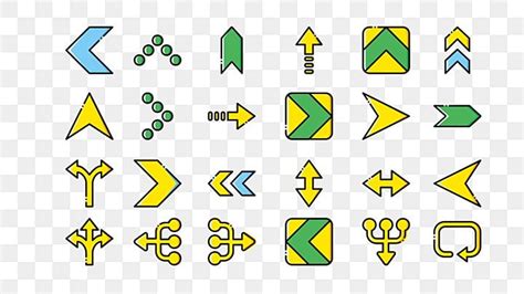 Yellow Arrow Icon PNG Images, Vectors Free Download - Pngtree