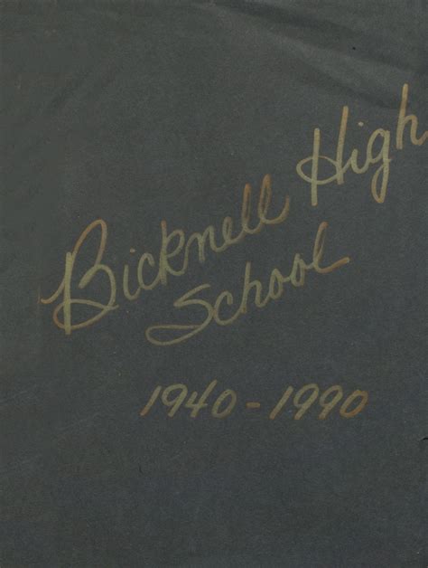 1940 yearbook from Bicknell High School from Bicknell, Indiana