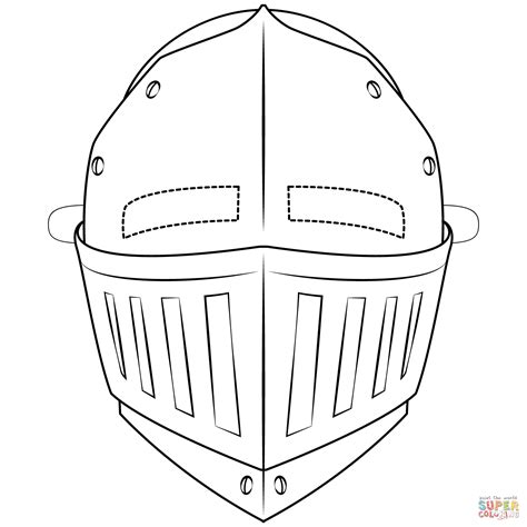 Knight Mask coloring page | Free Printable Coloring Pages | Coloring ...