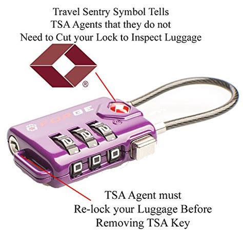 TSA Approved Cable Luggage Locks, Re-settable Combination Best Review - LightBagTravel.com One ...