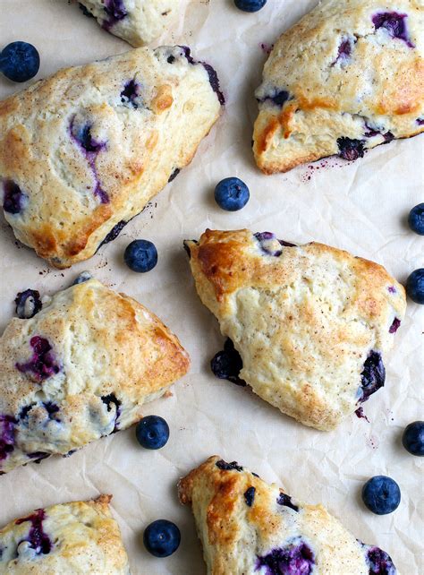 Homemade Blueberry Scones with Buttermilk | A Zesty Bite