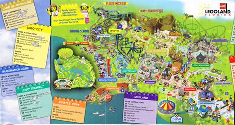 Legoland Florida - 2011 Park Map