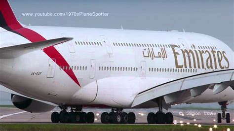 Airbus A380 rear view takeoff - YouTube