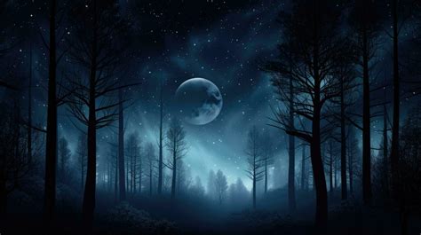 Night Forest Background Stock Photos, Images and Backgrounds for Free Download