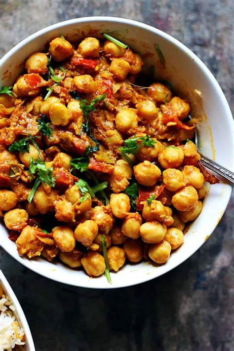 Easy Chickpea Curry (Vegan) | Cook Click N Devour!!!