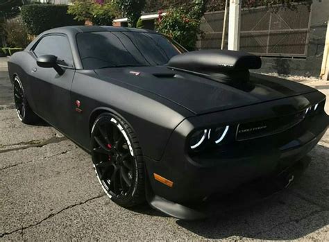 Matte Black Dodge Hellcat