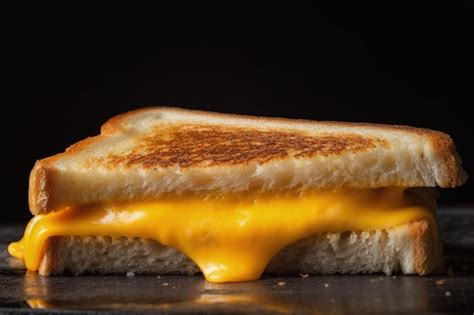 Premium AI Image | A grilled cheese sandwich with melted cheese generative AI