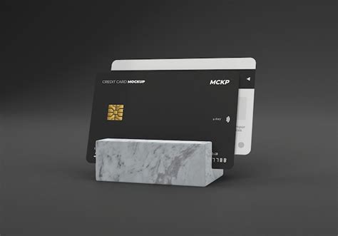 Premium PSD | Credit card mockup design