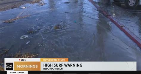 Redondo Beach sees huge waves as rain, high surf cause flooding in ...