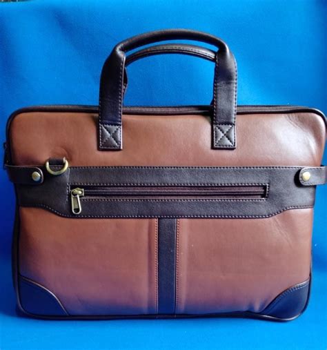 Casual Men Tan Office Leatherette Laptop Bag Or Customized Design Color Available at Rs 480 ...