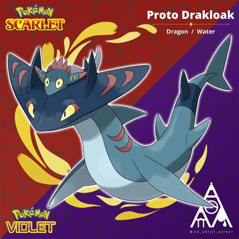 Pokémon Fanart/Fakémon Artist on Instagram: “Introducing Proto Drakloak! Definitely drew a lot ...