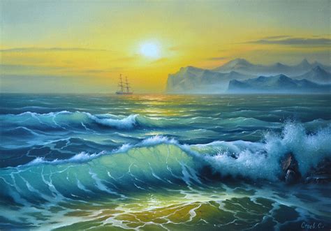 Black Sea Painting by Serhii Stoev | Artmajeur