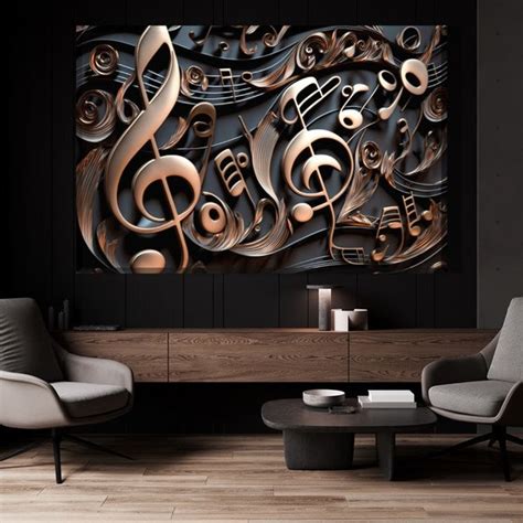 Music Notes Wall Art - Etsy