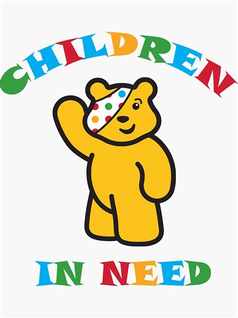 "Tesco Pudsey Bear" Sticker for Sale by millashadow | Redbubble