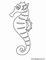 60 Seahorse Coloring Pages  ColoringPagesOnlycom sketch template