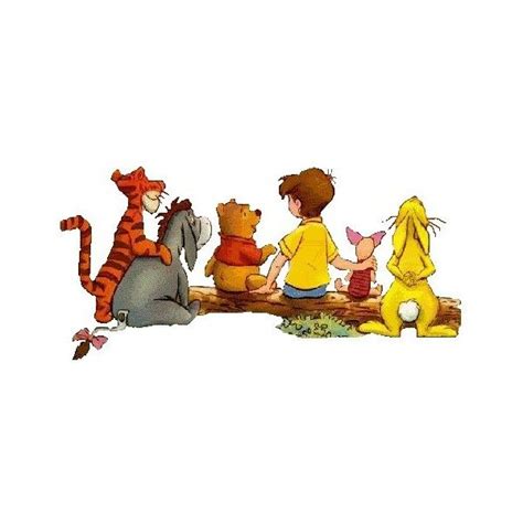 Pooh and Friends Clipart liked on Polyvore featuring clip art, disney ...