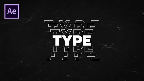 After Effects Tutorial - Typography Text Animation in After Effects - YouTube