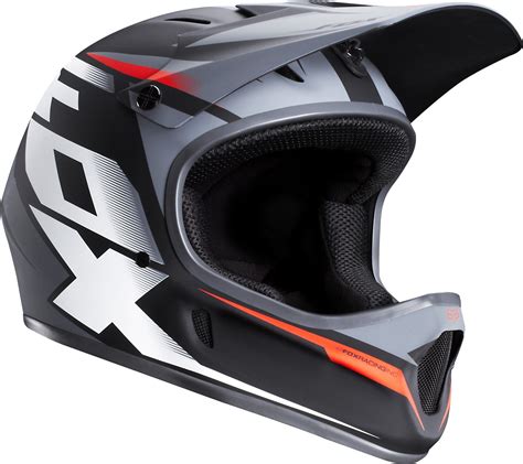 Fox Rampage Mountain Bike Helmet Black/White Full Face/Free Ride/Downhill/MTB/DH | eBay