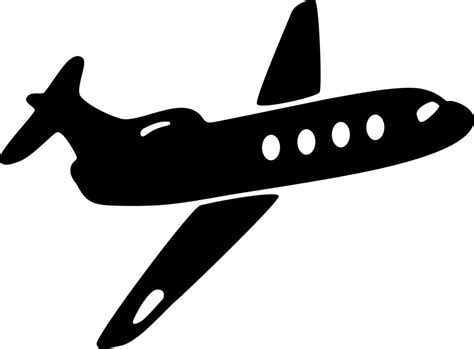 Download Vector Illustration Of Commercial Airplane Passenger - Logo Avion Png - HD Transparent ...