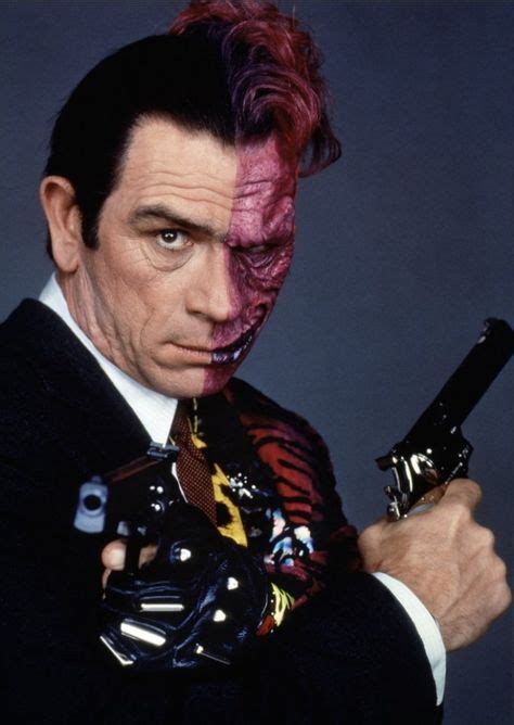 Tommy Lee Jones as Harvey Dent, aka Two Face in Batman Forever | Tommy lee jones, Two face ...