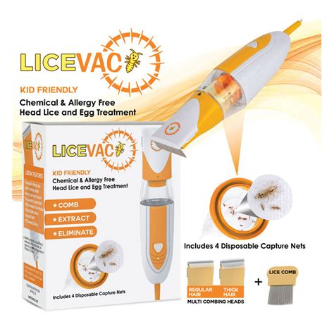 LICEVAC Head Lice & Egg Treatment-41964