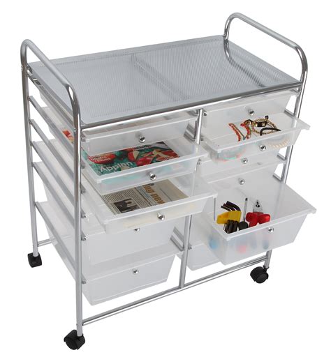 Galleon - Finnhomy 12 Drawer Rolling Cart Organizer,Storage Cart With ...