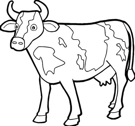 Realistic Cow Coloring Pages at GetColorings.com | Free printable ...