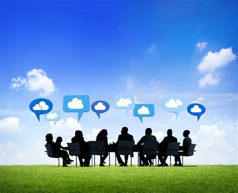 Group Of Business People Sharing Ideas Stock Image - Image of meeting ...