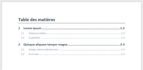 [Tuto] Comment faire un sommaire sur Word ? (Table des matières)