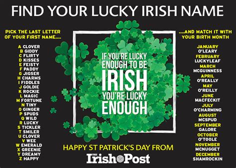 Whats Your Irish Name Irish Names Funny Names Funny Name Generator | Hot Sex Picture