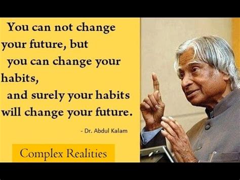 Dr. A. P. J. Abdul Kalam Short Inspirational Speech - YouTube