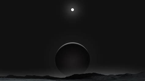 1366x768 Planet Dark Black Moon 4k Laptop HD ,HD 4k Wallpapers,Images ...