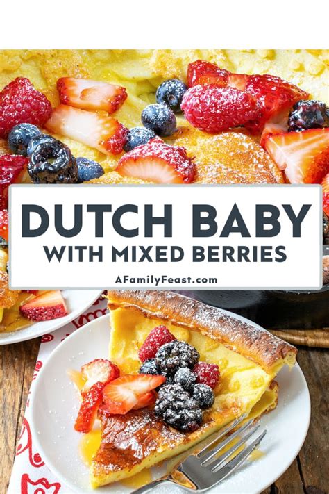 Dutch Baby with Mixed Berries - A Family Feast®