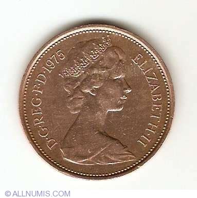 2 New Pence 1975, Elizabeth II (1952-present) - Great Britain - Coin - 6177