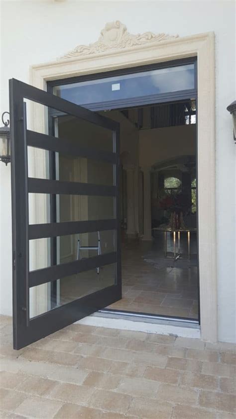 Aluminum Pivot Doors - Custom Door Shop