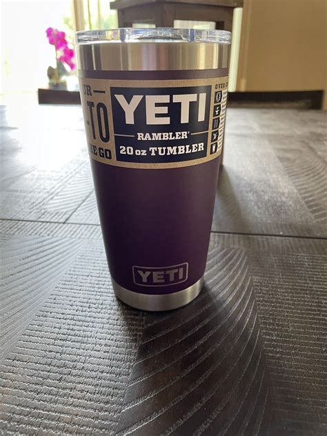 Yeti Rambler 20 oz tumbler Nordic Purple with MagSlider New Limited ...