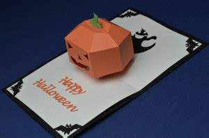 Halloween Pop Up Card: 3D Pumpkin - Creative Pop Up Cards