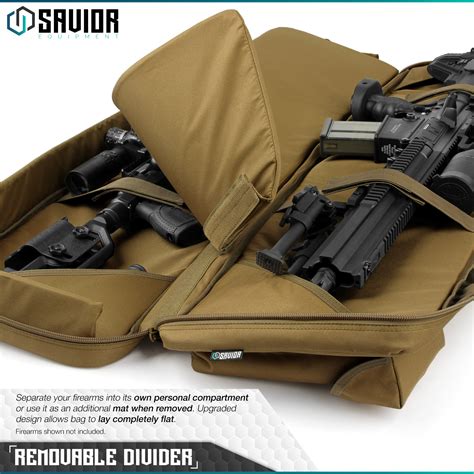 "SAVIOR" Double Rifle Soft Case Firearm Long Carbine Gun Padded Carry Drag Bag | eBay