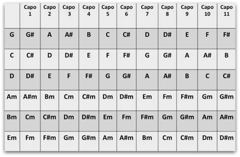 Capo Chart (Learn EVERY chord instantly!) - National Guitar Academy