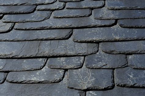 Rustic Black Slate Roof Texture Stock Image - Image of rough, abstract ...