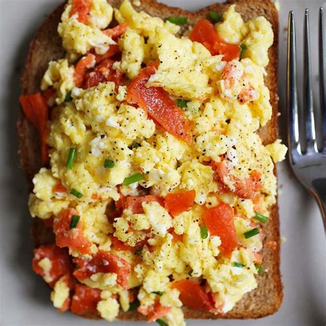 Smoked Salmon Scrambled Eggs