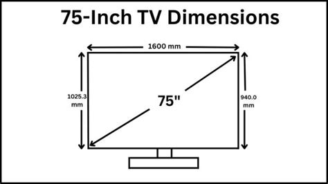 √ Ukuran TV 75 Inci: Berapa Sentimeter Lebarnya?